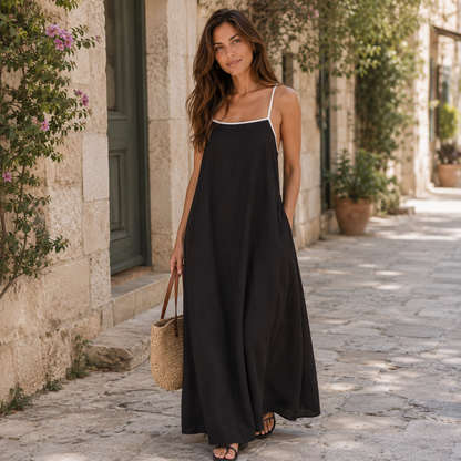 Women's Linen Maxi Dress